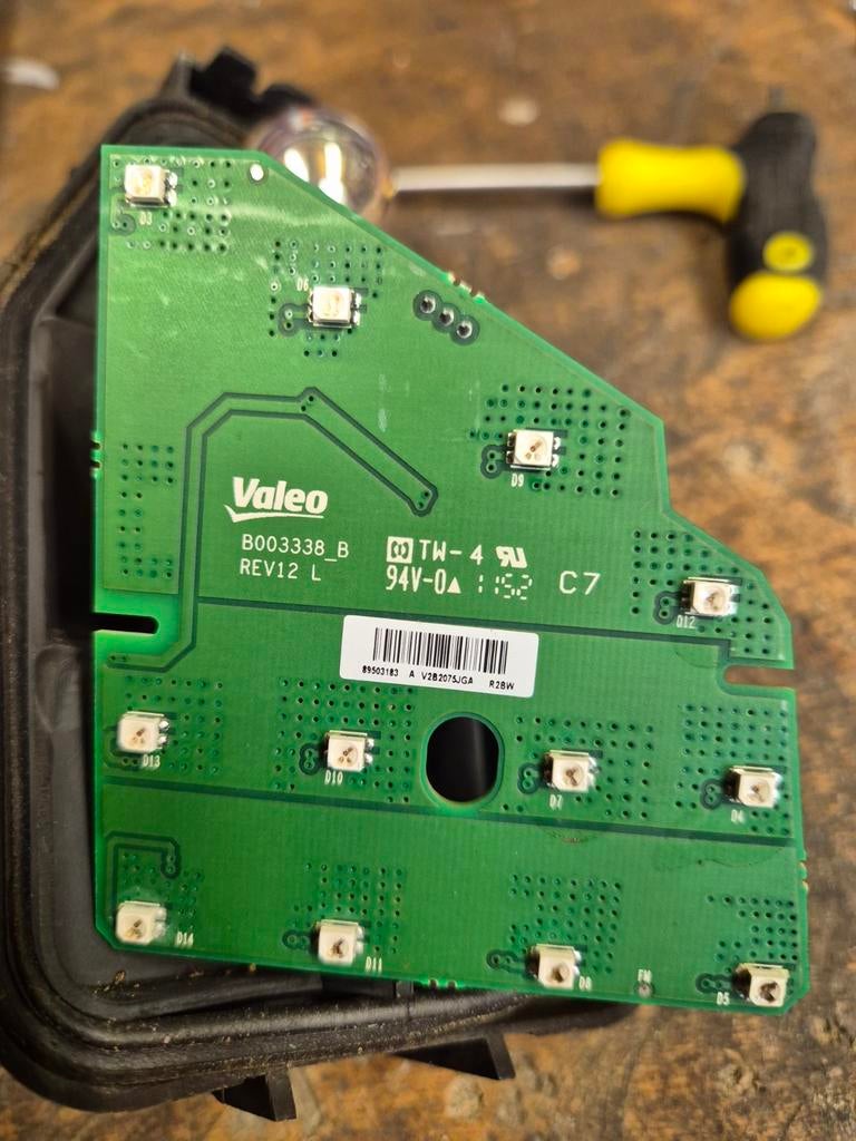 Printplaat achterlicht nissan qashqai J10 2012, Auto-onderdelen, Verlichting, Ophalen of Verzenden, Nissan