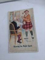 MAN IN KILT. SHOWING THE RIGHT SPIRIT, Ophalen of Verzenden, 1940 tot 1960, Sterren en Beroemdheden