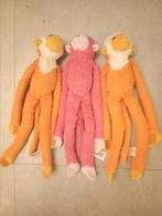 3x slingeraapje Apenheul knuffel, Ophalen of Verzenden, Gebruikt, Overige typen