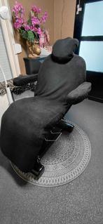 Behandelstoel Schoonheidssalon - Verstelbaar, Ophalen, Gebruikt, Zwart, Metaal