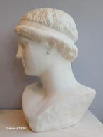 Groot klassiek man borstbeeld Grieks geïnspireerd, Ophalen of Verzenden