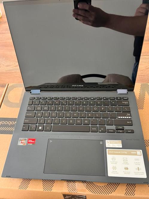 Asus Vivobook S14 Flip Laptop, Computers en Software, Windows Laptops, Zo goed als nieuw, 14 inch, SSD, 4 Ghz of meer, 16 GB, Qwerty