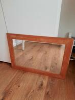 Spiegel met houten lijst 45 x 65 cm, Minder dan 100 cm, Rechthoekig, Zo goed als nieuw, 50 tot 75 cm