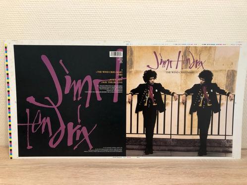 6 x Jimi Hendrix LP printers proof covers zeldzaam, Verzamelen, Muziek, Artiesten en Beroemdheden, Zo goed als nieuw, Poster, Artwork of Schilderij