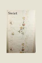 5607 Romantisch vintage rozenbehang pastel linten swiet, Huis en Inrichting, Stoffering | Behang, Verzenden, Minder dan 10 m²