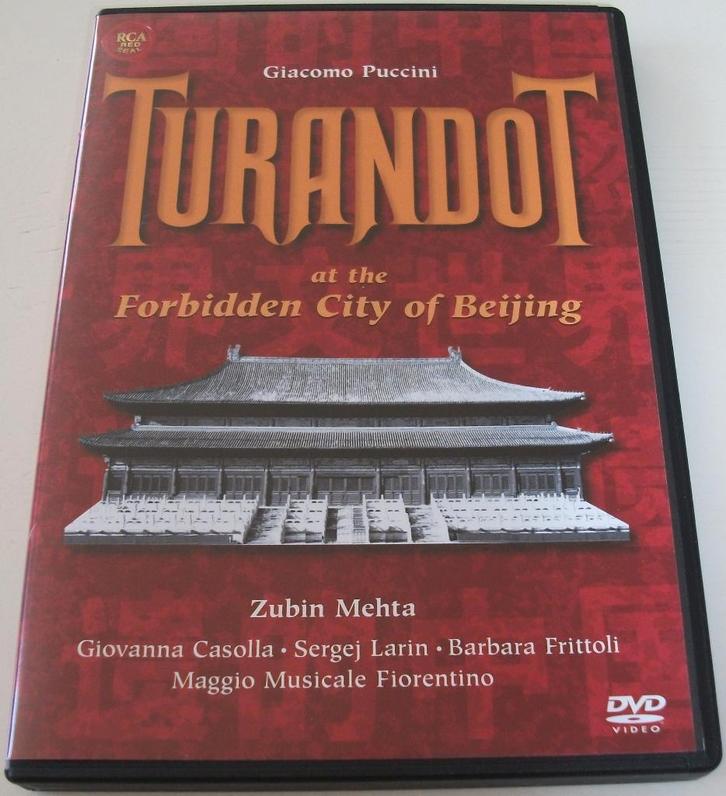 Dvd *** TURANDOT *** At the Forbidden City of Beijing, Cd's en Dvd's, Dvd's | Muziek en Concerten, Zo goed als nieuw, Muziek en Concerten