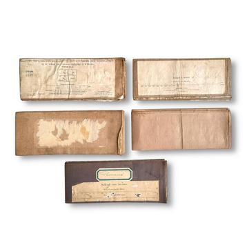 Set van 5 Nederlandse kaarten | voor 1940 (infanterie) beschikbaar voor biedingen