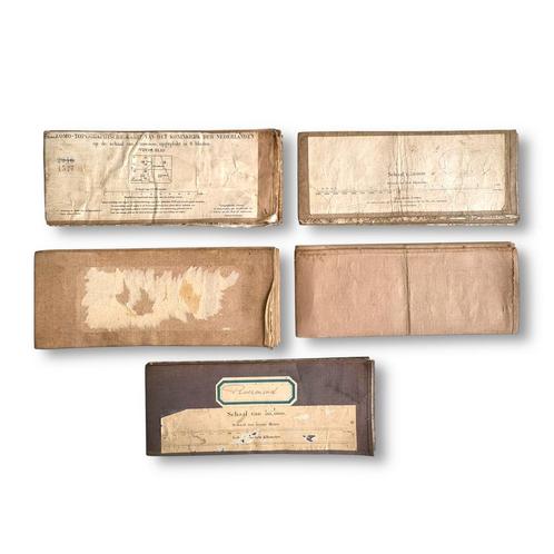 Set van 5 Nederlandse kaarten | voor 1940 (infanterie), Verzamelen, Militaria | Algemeen, Landmacht, Boek of Tijdschrift, Nederland