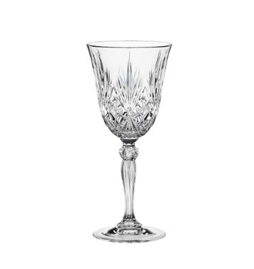 Bohemia Selection Ashley Wijnglas 24cl - 6 stuks Kristalglas beschikbaar voor biedingen