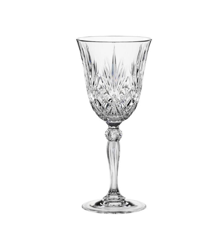 Bohemia Selection Ashley Wijnglas 24cl - 6 stuks Kristalglas, Huis en Inrichting, Keuken | Servies, Nieuw, Glas of Glazen, Overige stijlen
