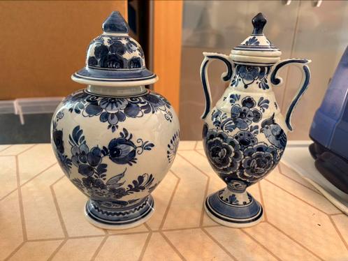 2 vaasjes delfts blauw, Antiek en Kunst, Antiek | Vazen, Ophalen