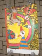 Vintage Corneille poster zonder lijst, Verzamelen, Ophalen of Verzenden, A1 t/m A3, Overige onderwerpen, Rechthoekig Staand