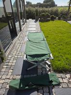 2 Veldbedden - Ideaal voor Camping of Logees!, Ophalen, Gebruikt, Metaal, Inklapbaar