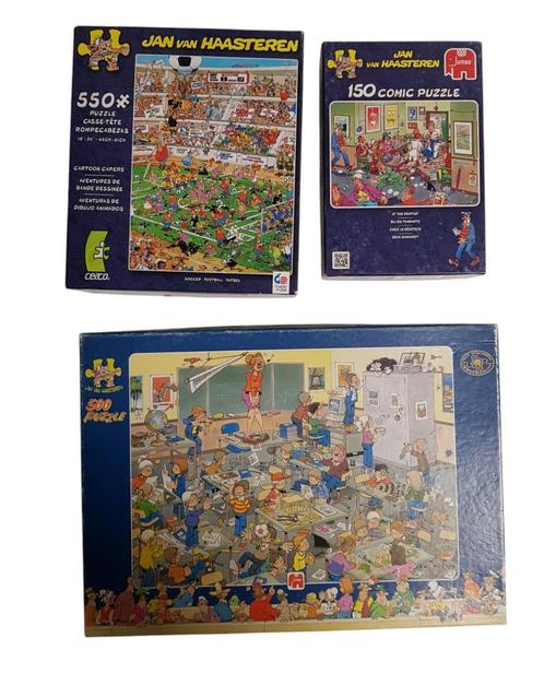 Leuke Jan van Haasteren puzzels 3x. Compleet., Hobby en Vrije tijd, Denksport en Puzzels, Zo goed als nieuw, Legpuzzel, Minder dan 500 stukjes