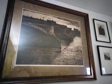Blackfriars bridge Londen ets door Jan Poortenaar beschikbaar voor biedingen