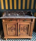 Antieke commode dressoir met marmeren blad, Antiek en Kunst, Antiek | Meubels | Kasten, Ophalen