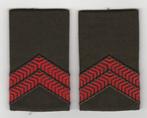 set rangen epauletten Soldaat 1e klasse (Y), Verzenden, Landmacht, Nederland, Embleem of Badge