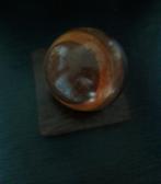 decoratieve houten bol art deco stijl, Antiek en Kunst, Kunst | Beelden en Houtsnijwerken, Ophalen of Verzenden