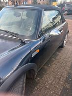 Mini 1.6 16V ONE Cabrio 2005 Zwart, Auto's, Mini, 4 cilinders, Cabriolet, 4 stoelen, Zwart