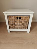 Z.G.A.N. Bijzettafel/Salontafel Nachtkastje, Minder dan 55 cm, Vierkant, Zo goed als nieuw, Hout