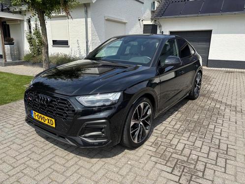 Audi Q5 SQ5 TDI 341pk Mhev Tiptronic Quattro 2021 Zwart, Auto's, Audi, Particulier, Q5, ABS, Achteruitrijcamera, Adaptieve lichten