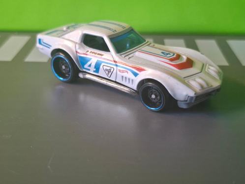 Hotwheels - 1969 COPO Chevrolet Corvette [wit] 1/60, Hobby en Vrije tijd, Modelauto's | Overige schalen, Gebruikt, Auto, Ophalen of Verzenden