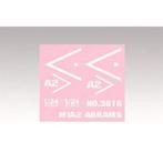 Decals Tank Abrams M1A2 1/24, 1:32 tot 1:50, Ophalen of Verzenden, Eiberstraat 9 te Dokkum, Foto Meinema