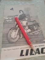 " LILAC "   ' 60er jaren  Motorfiets folder., Motoren, Ophalen of Verzenden, Overige merken