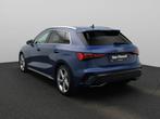 Audi A3 Sportback 30 TFSI S edition 116 PK | S-line | Automa, Auto's, Audi, 12 maanden, 4 cilinders, Blauw, 116 pk