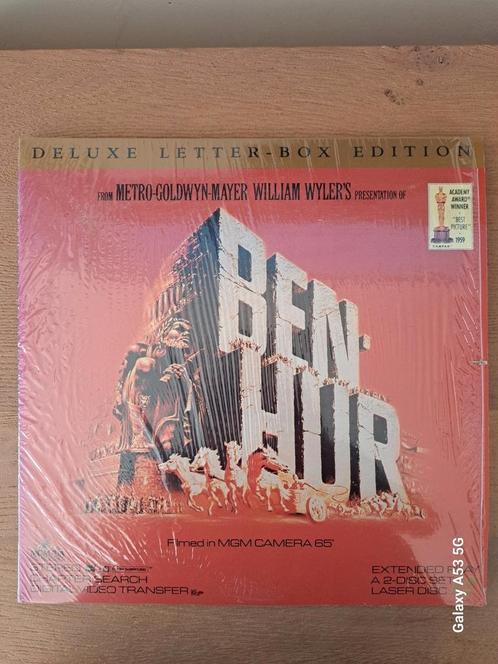 Ben Hur laserdisc (mint condition), Cd's en Dvd's, Dvd's | Klassiekers, Zo goed als nieuw, 1980 tot heden, Alle leeftijden, Ophalen of Verzenden