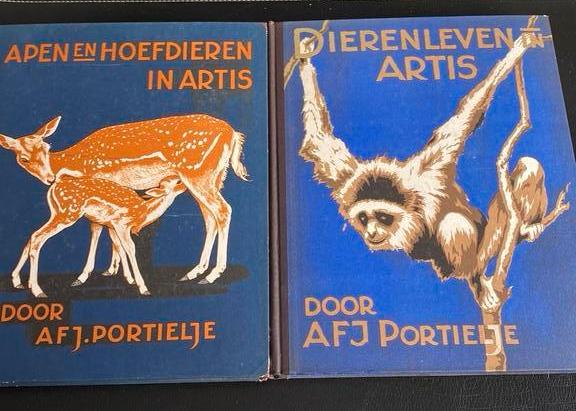 Dierenleven in Artis - A.F.J. Portielje - 1939/1940, Ophalen of Verzenden, Gelezen, Natuur algemeen