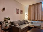 Mooie lichtgroene (slaap)bank, Huis en Inrichting, Slaapkamer | Slaapbanken, Ophalen, Grijs, Tweepersoons, Zo goed als nieuw