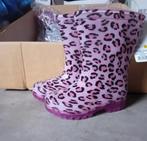 Nieuwe roze laarzen met panterprint met lichtjes in de zool, Ophalen of Verzenden, Nieuw, Meisje, Laarzen