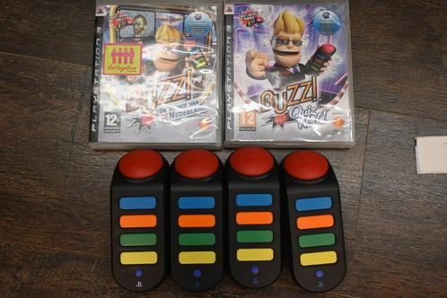 Buzz! Quiz World + 4 Buzzers - Playstation 3, Spelcomputers en Games, Games | Sony PlayStation 3, Gebruikt, Puzzel en Educatief