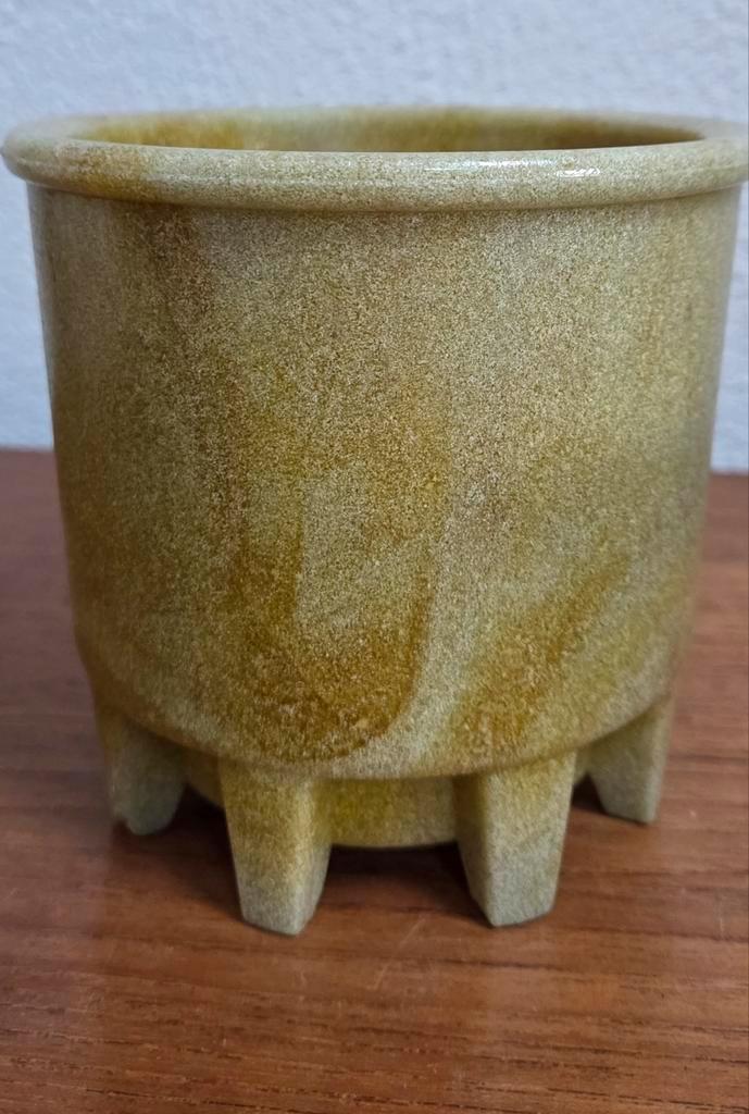 Andries Copier Leerdam glas graniver cactuspot no 4 1928, Antiek en Kunst, Antiek | Glas en Kristal, Ophalen of Verzenden