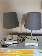 Tafellampen set en losse lamp, Huis en Inrichting, Lampen | Tafellampen, Ophalen, Gebruikt, Metaal, Minder dan 50 cm