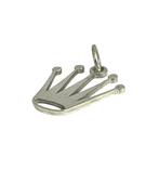 Massief zilveren Rolex hanger., Ophalen of Verzenden, Zo goed als nieuw, Kruis of Symbool, Zilver