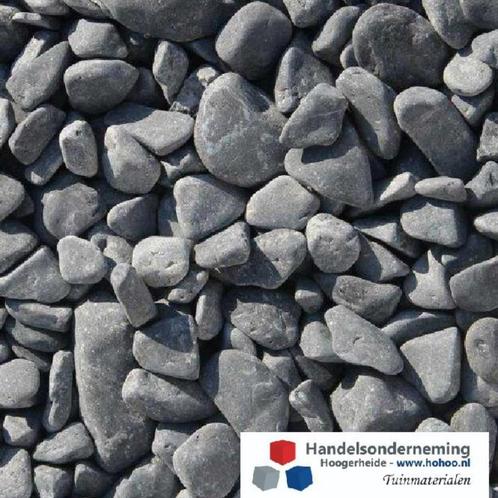 Nordic grey grind afgeronde grijs antraciet siergrind tuin, Tuin en Terras, Grind, Keien en Split, Nieuw, Grind, Grijs, Overige materialen