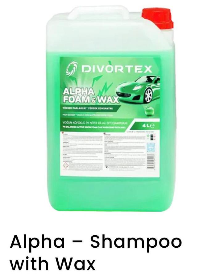 Divortex Alpha Shampoo met Wax - 5 Liter, Auto diversen, Onderhoudsmiddelen, Ophalen of Verzenden