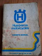HUSQVARNA OWNERS MANUAL, Ophalen of Verzenden, Overige merken