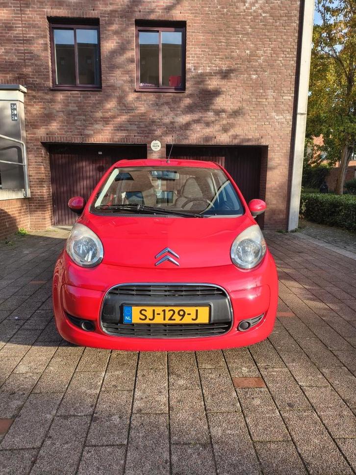 Citroën C1 1.0 3-DRS 2010 Rood, Auto's, Citroën, Particulier, C1, Benzine, A, Hatchback, Handgeschakeld, Geïmporteerd, Rood, Grijs