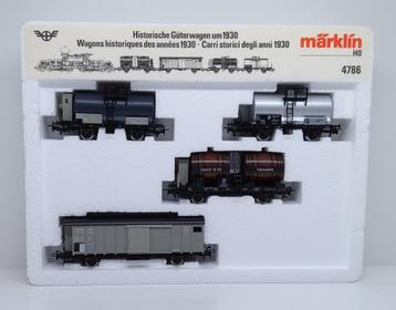 Märklin 4786 H0 SBB Set 'Historische Güterwagen um 1930'  beschikbaar voor biedingen