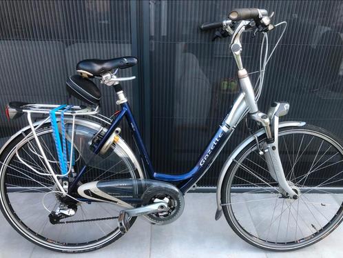 Zeer Nette Gazelle Lausanne GoldLine Damesfiets 27V 53cm, Fietsen en Brommers, Fietsen | Dames | Sportfietsen en Toerfietsen, Zo goed als nieuw