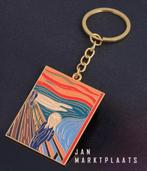 De Schreeuw Scream Munch kunst Enamel Sleutelhanger, Verzenden