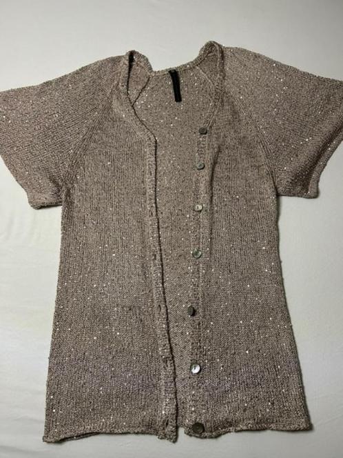 10 DAYS gouden vest 40, Kleding | Dames, Truien en Vesten, Zo goed als nieuw, Maat 38/40 (M), Overige kleuren, Verzenden
