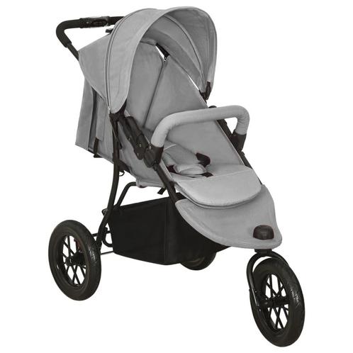 Kinderwagen staal lichtgrijs, Kinderen en Baby's, Kinderwagens en Combinaties, Nieuw, Overige merken, Verzenden