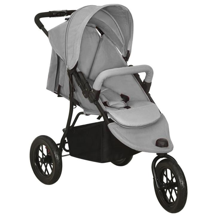 Kinderwagen staal lichtgrijs, Kinderen en Baby's, Kinderwagens en Combinaties, Nieuw, Overige merken, Verzenden