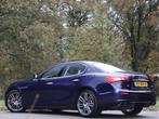 Maserati Ghibli 3.0 S Q4 411PK *Leder*20 inch*Harman/Kardon*, Auto's, Maserati, Automaat, Gebruikt, Euro 6, Blauw