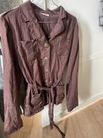 Te koop: bruin colbert/jasje met ceintuur mt 40 zgan!!!, Maat 38/40 (M), Bruin, Ophalen of Verzenden, Zo goed als nieuw