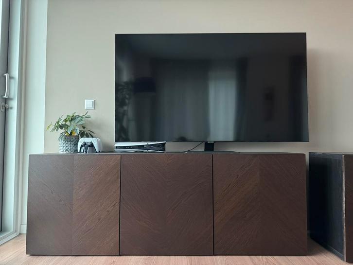 IKEA Bestå TV Meubel 180cm - Hedeviken Deuren, Huis en Inrichting, Kasten | Televisiemeubels, Gebruikt, Minder dan 100 cm, 150 tot 200 cm